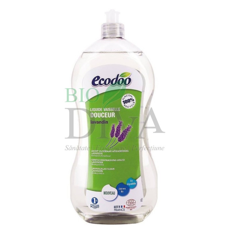 Detergent pentru vase cu aloe vera și lavandă Ecodoo