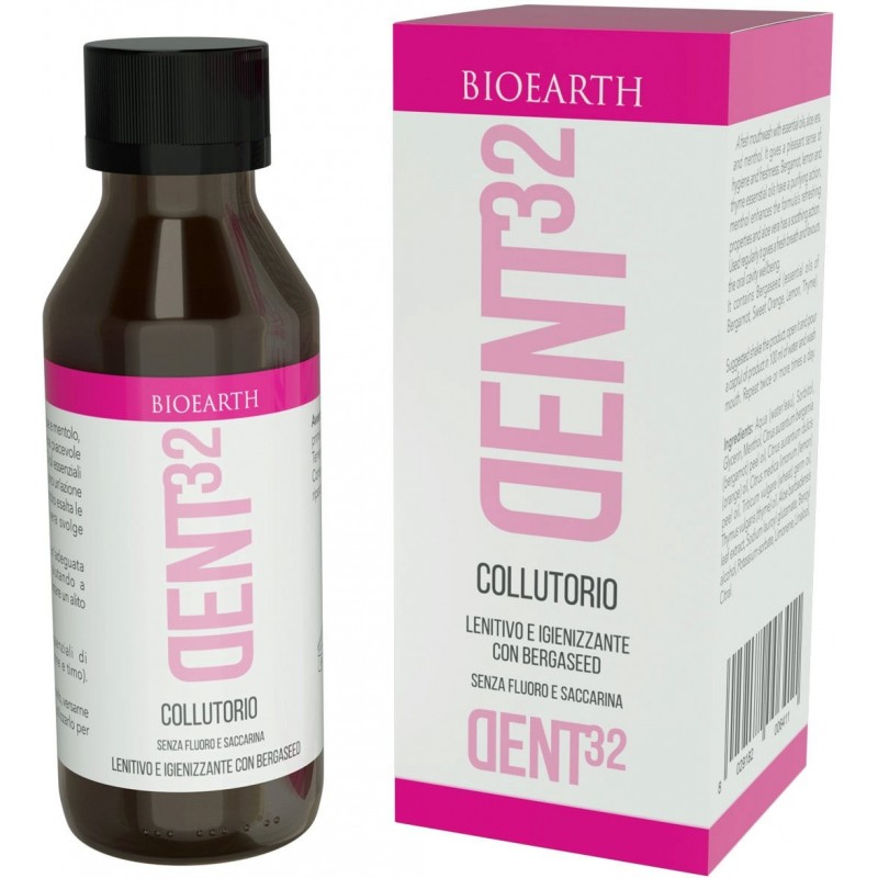 Apă de gură cu bergamotă Dent32 Bioearth